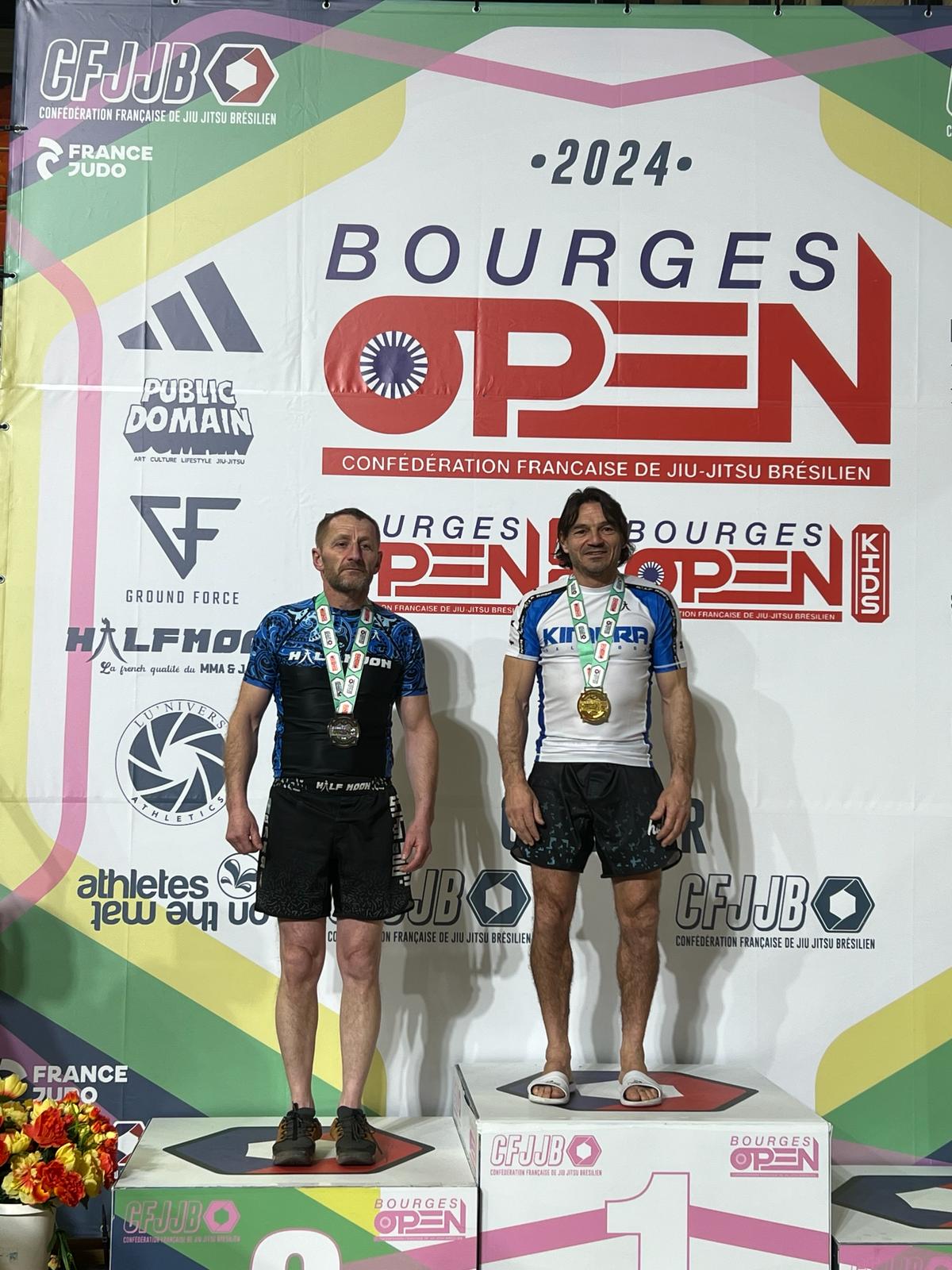 Podium en compétition JJB